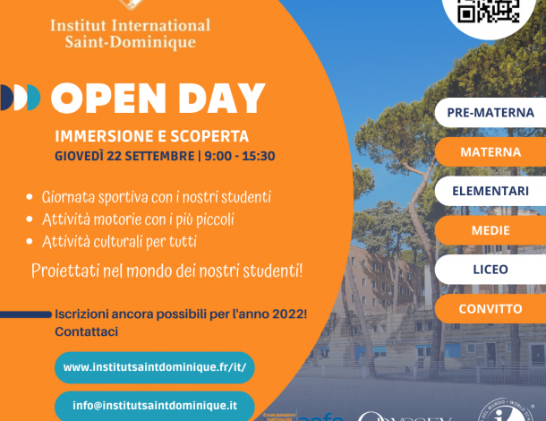 OPEN DAY 22/09