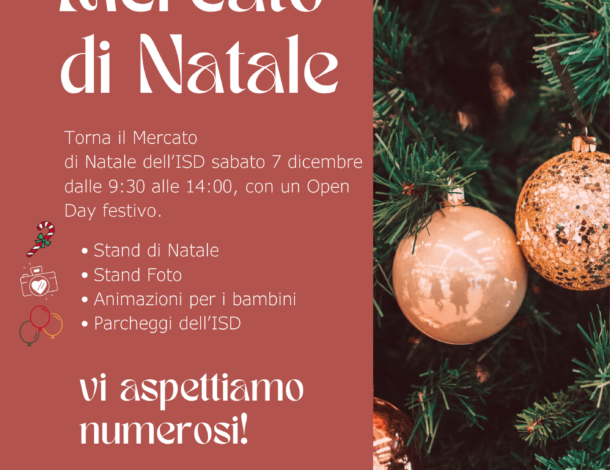 Open Day e Mercato di Natale