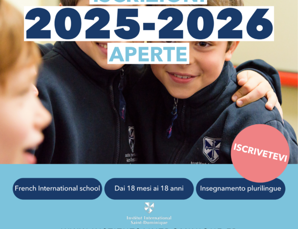 Le iscrizioni 2025-2026 sono aperte